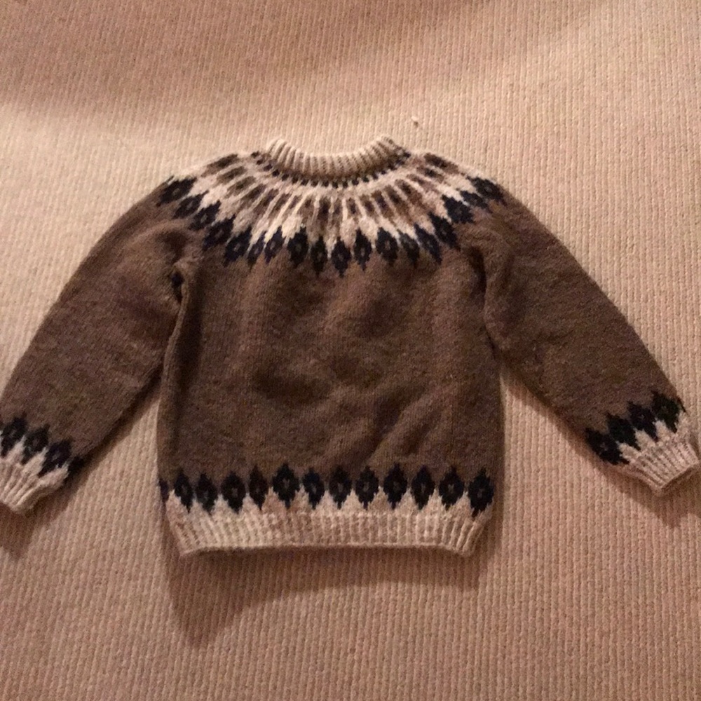 European Hand Knit Sweater